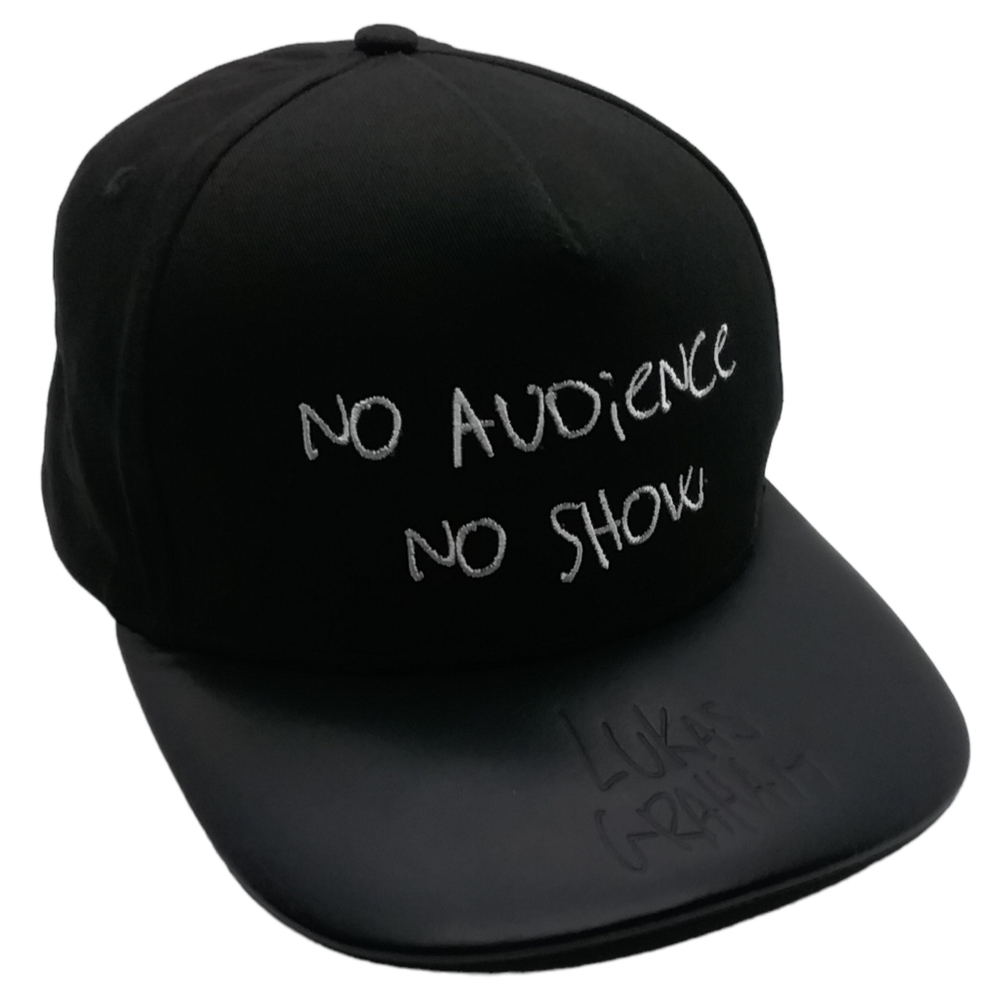 Lukas Graham Cap Hat Adult No Audience No Show Black Snapback Flat Brim